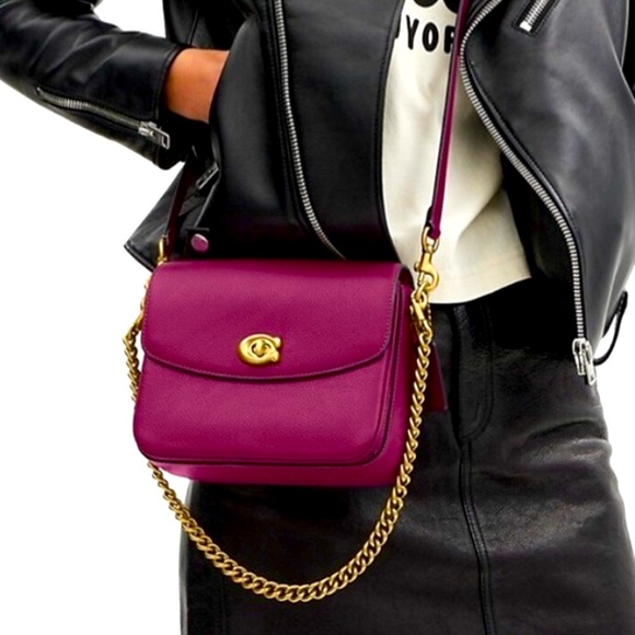 💜Coach - Cassie Crossbody 19 - Deep Plum💜 - Picture 9 of 9